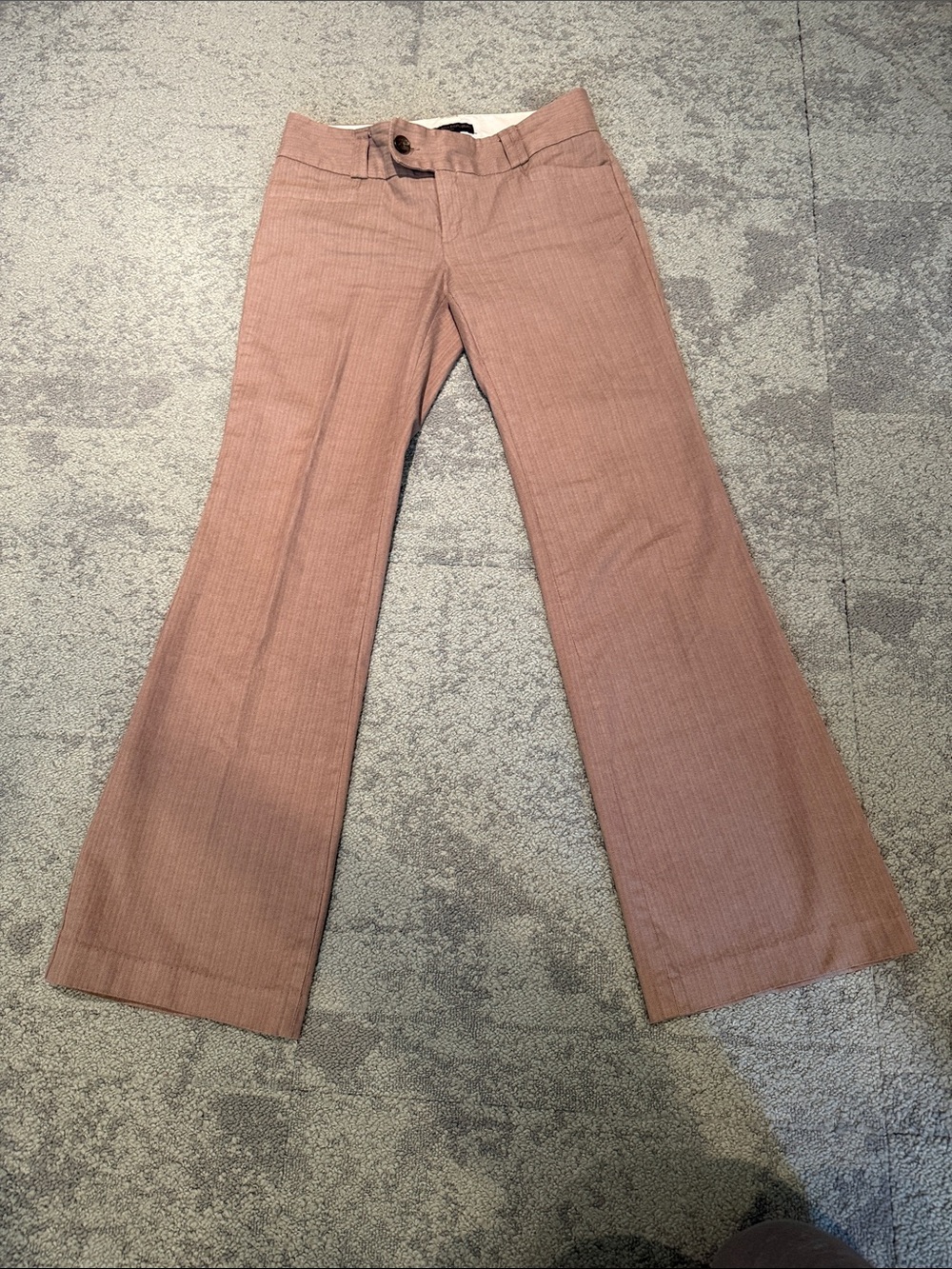 Banana Republic Taupe Herringbone Trousers - size 8